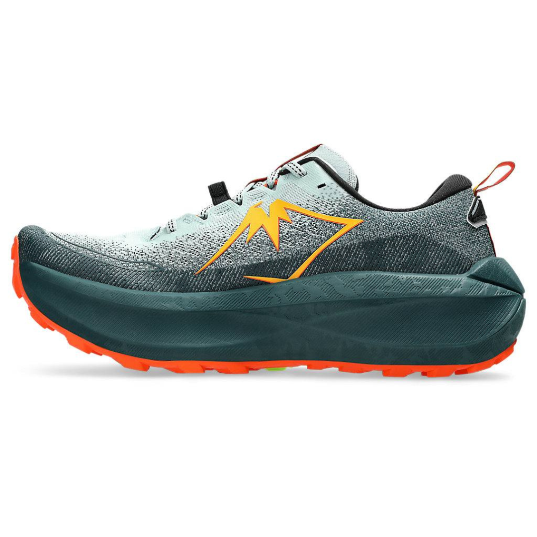 Tênis Asics Trabuco Max 4 - Musgo Frio/Laranja