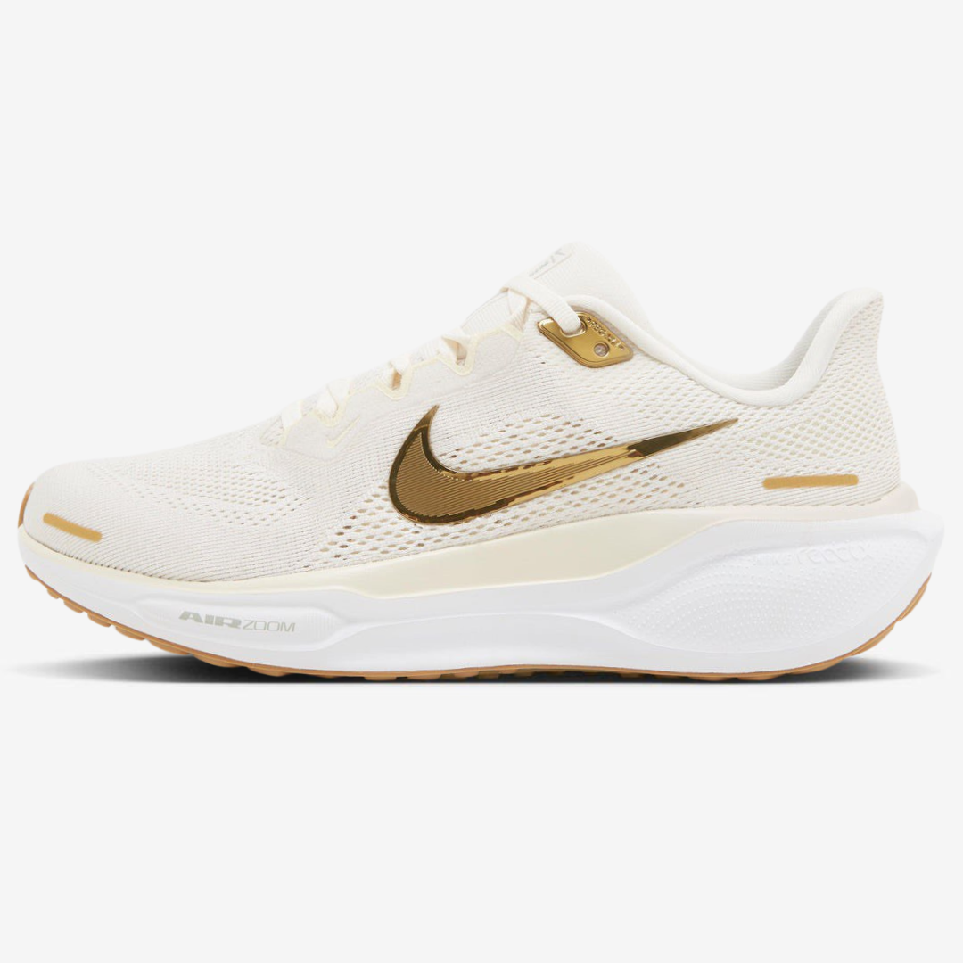Tênis Nike Air Zoom Pegasus 41 - Bege/Dourado