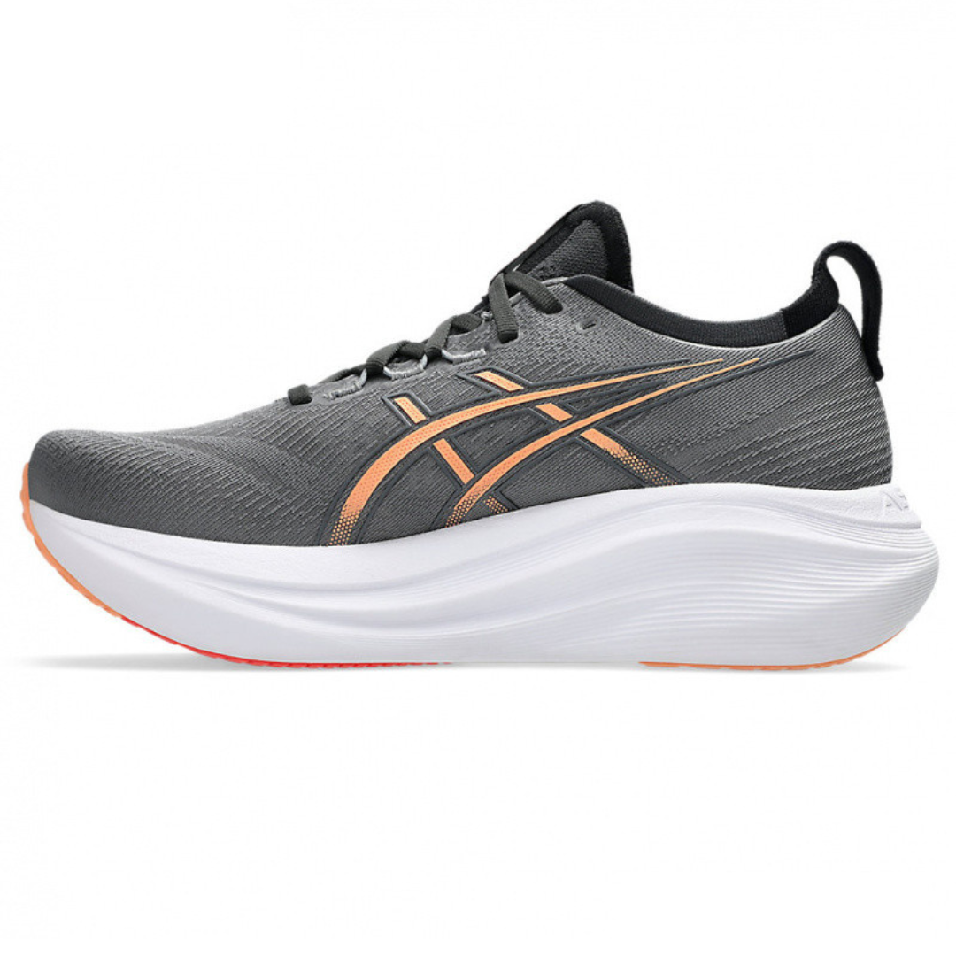 Tênis Asics Gel - Nimbus 27 - Cinza/Laranja