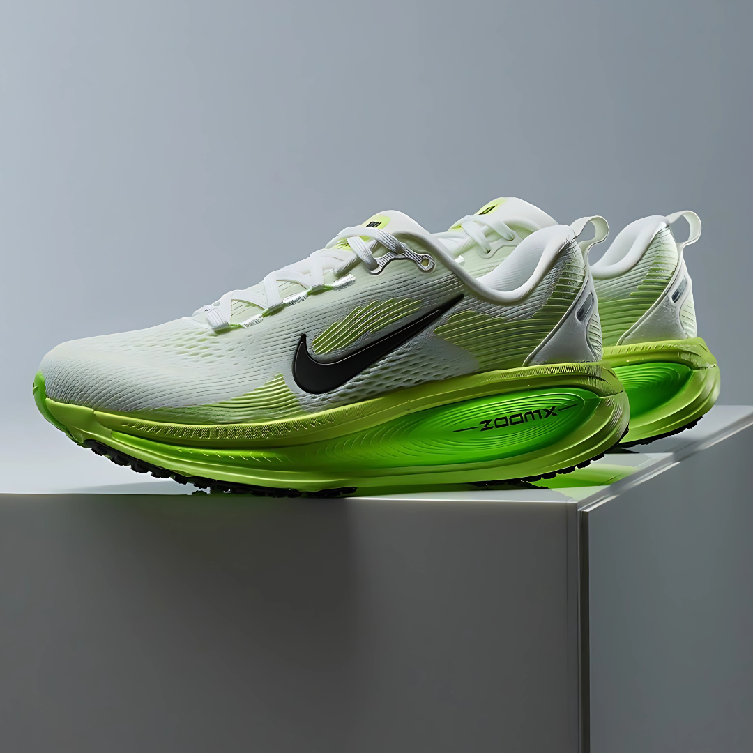 Tênis Nike Vomero 18 - Branco/Verde