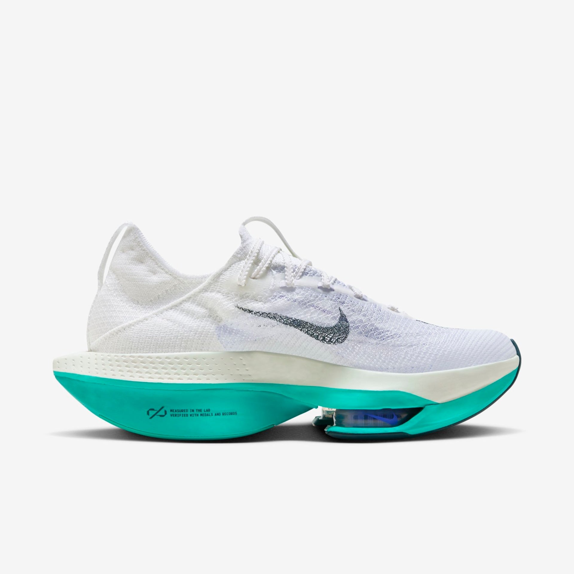 Tênis Nike Air Zoom Alphafly Next% 2 Road Racing Jade Ultramarine
