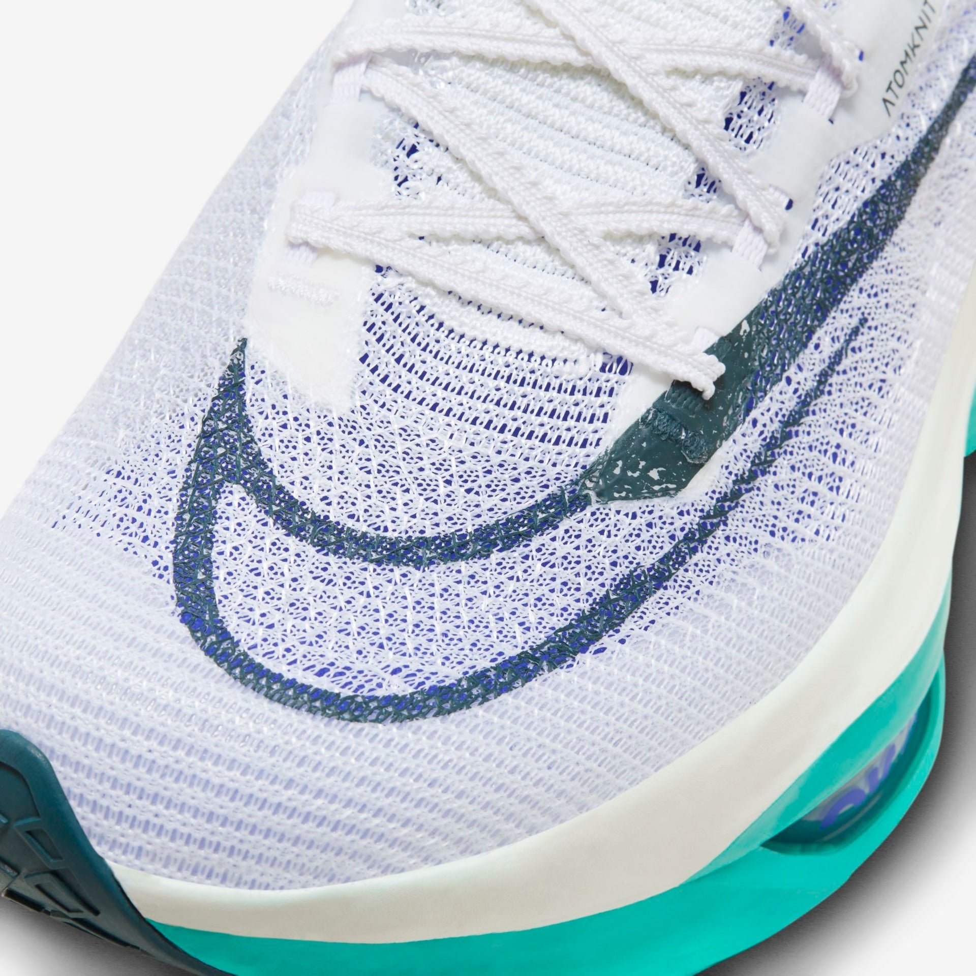 Tênis Nike Air Zoom Alphafly Next% 2 Road Racing Jade Ultramarine