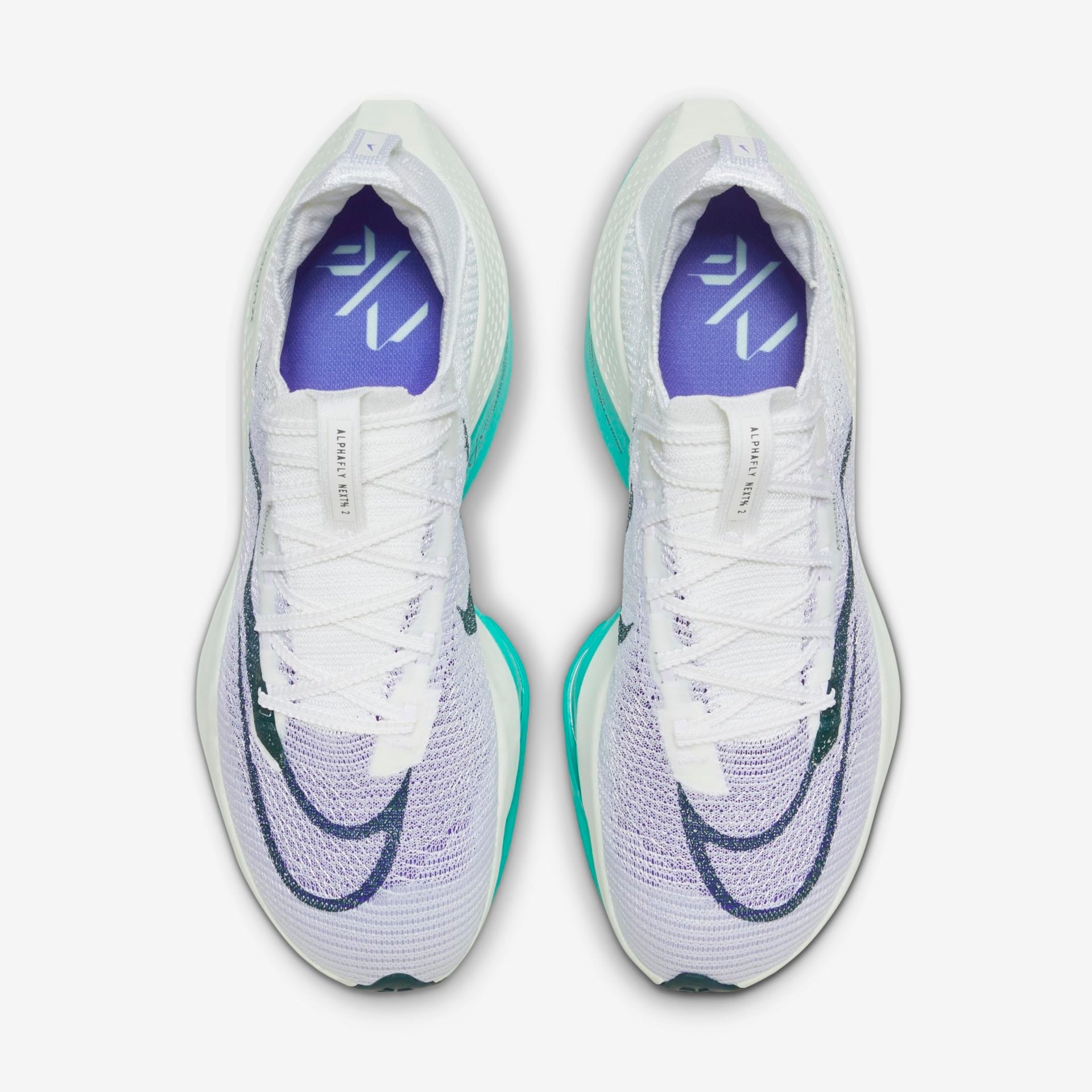Tênis Nike Air Zoom Alphafly Next% 2 Road Racing Jade Ultramarine