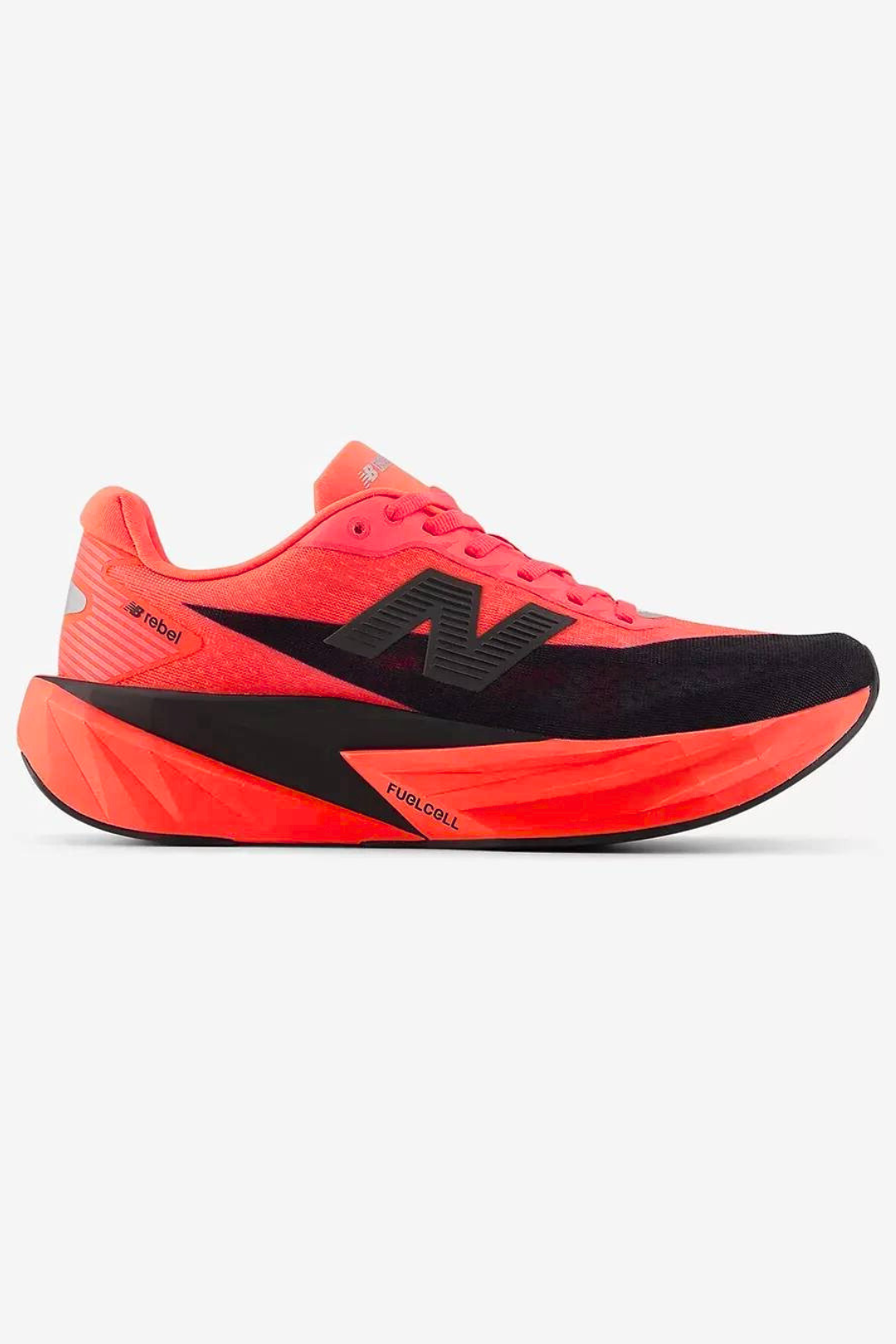 Tênis New Balance Fuelcell Rebel V5 - Urgent Red Black