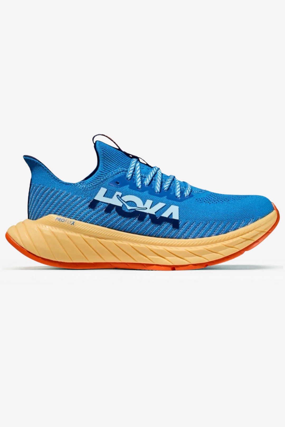 Tênis Hoka Carbon X3 - Azul/Laranja
