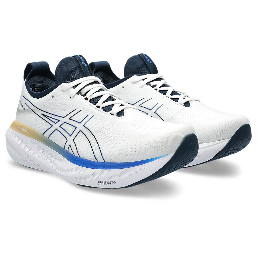 Tênis Asics Gel - Nimbus™ 25 Branco Azul Ilus