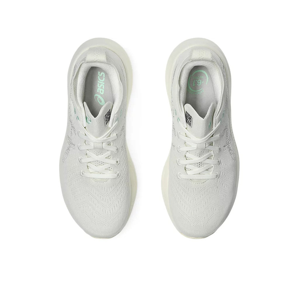 Tênis Asics Nimbus Mirai Paris White Comfort Maratona