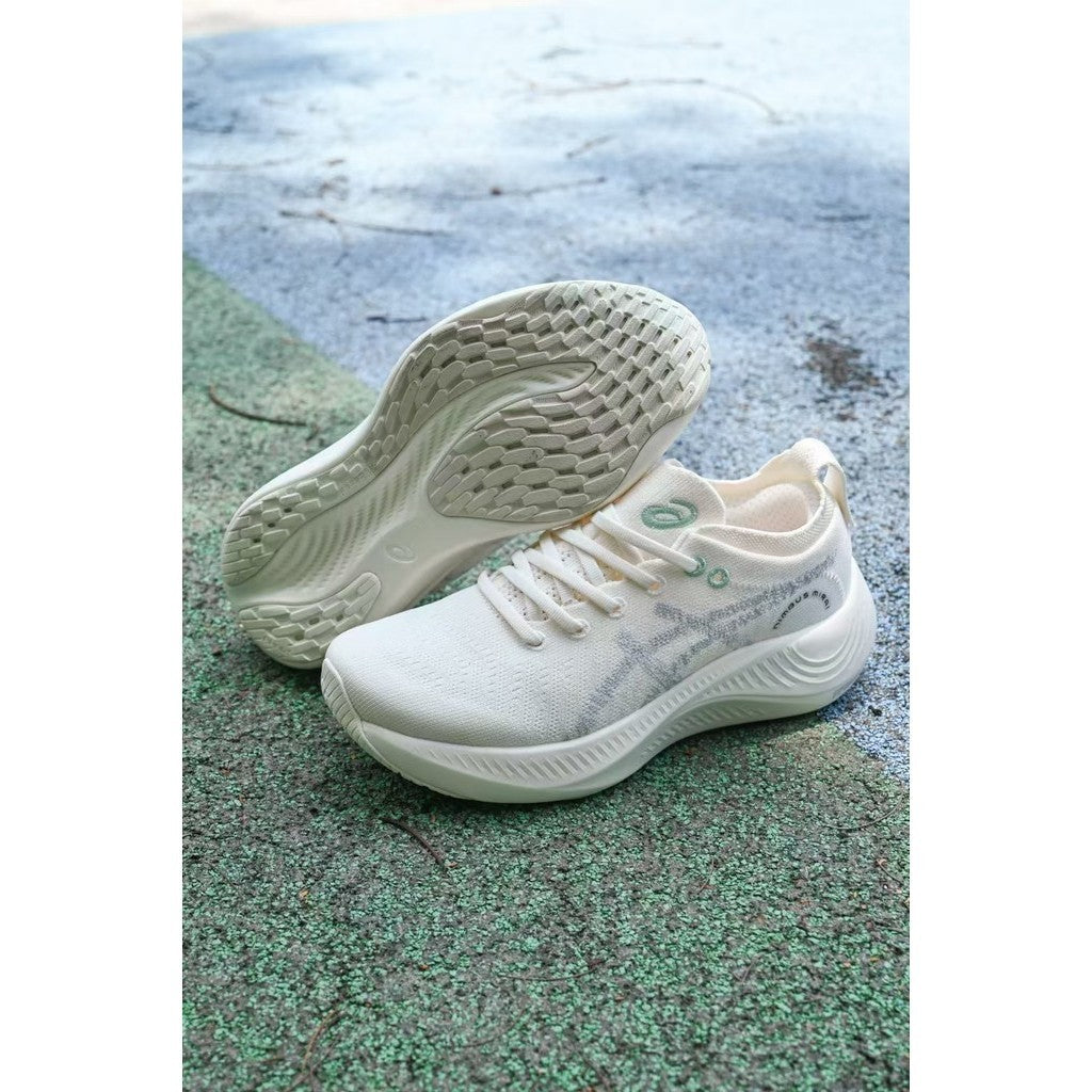 Tênis Asics Nimbus Mirai Paris White Comfort Maratona