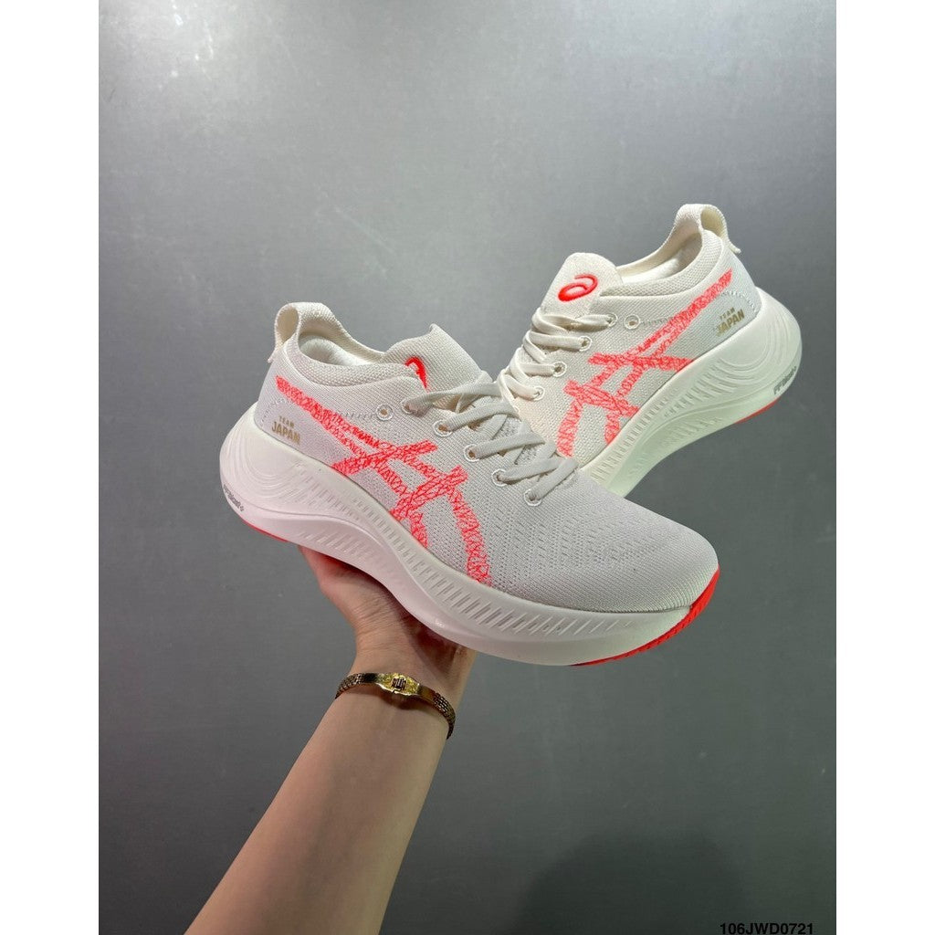 Tênis Asics Nimbus Mirai Paris White Sunrise Red