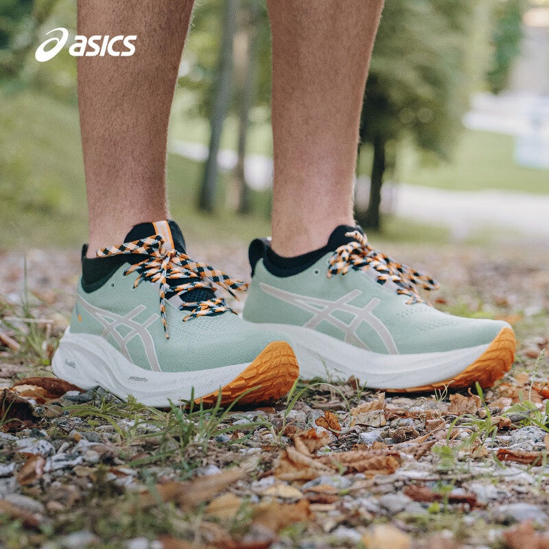 Tênis Asics Gel - Nimbus 26 TR - Verde/Creme/Laranja