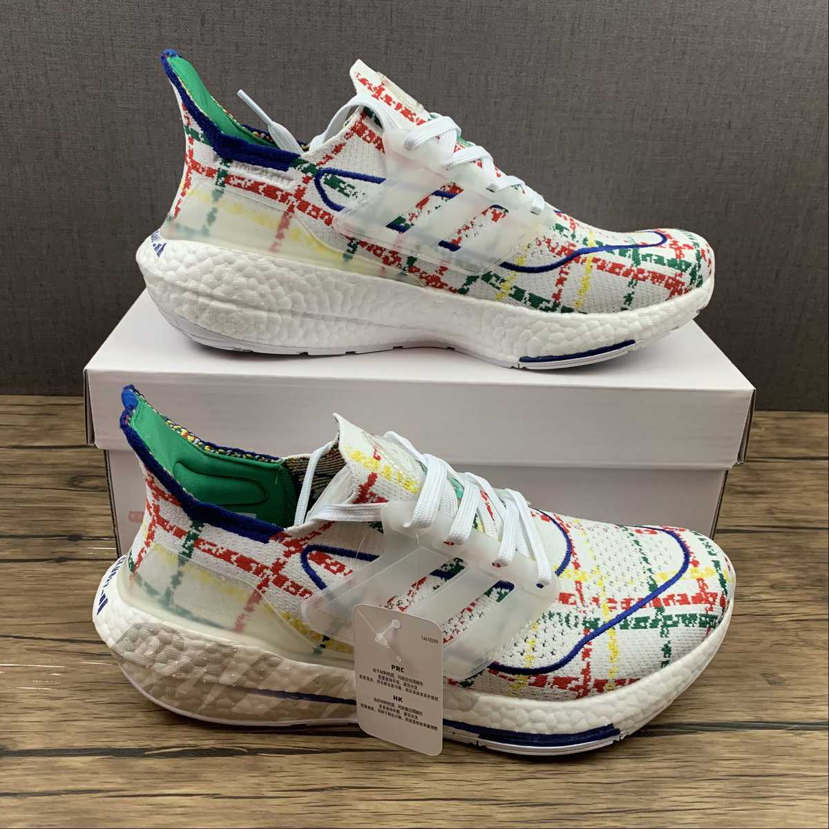 Tênis Adidas Ultraboost 21 White Multicolor