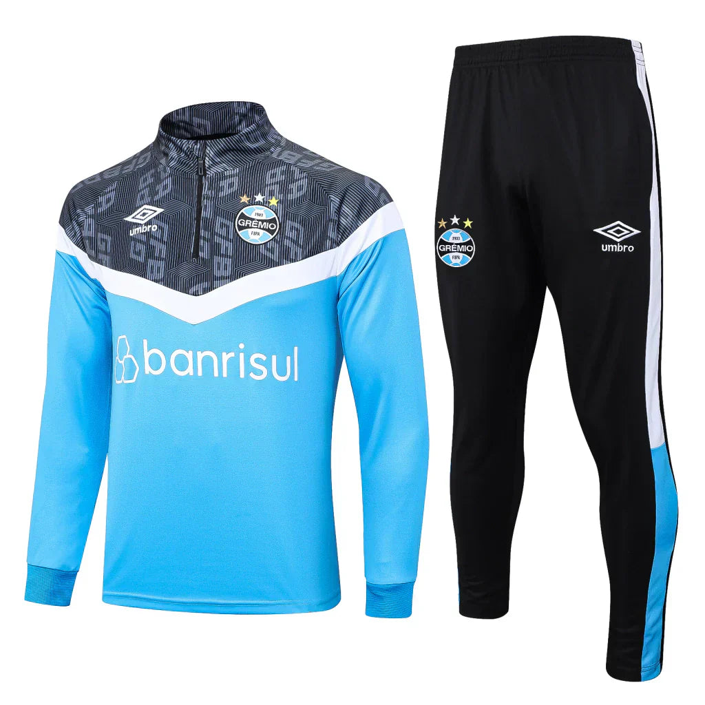 Conjunto Grêmio Zíper Curto 2023/24 - Royal