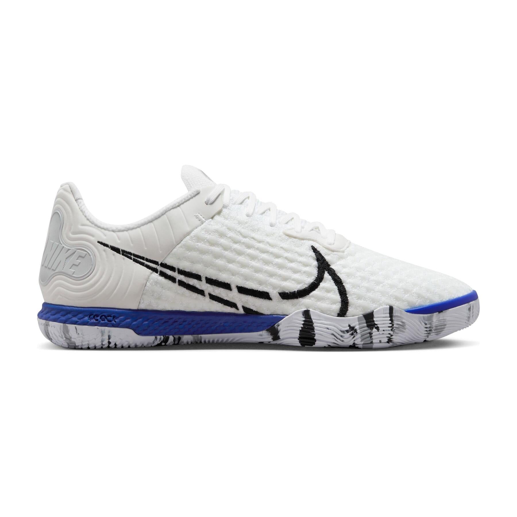 Chuteira Nike ReactGato Futsal - White/Racer Blue/Volt
