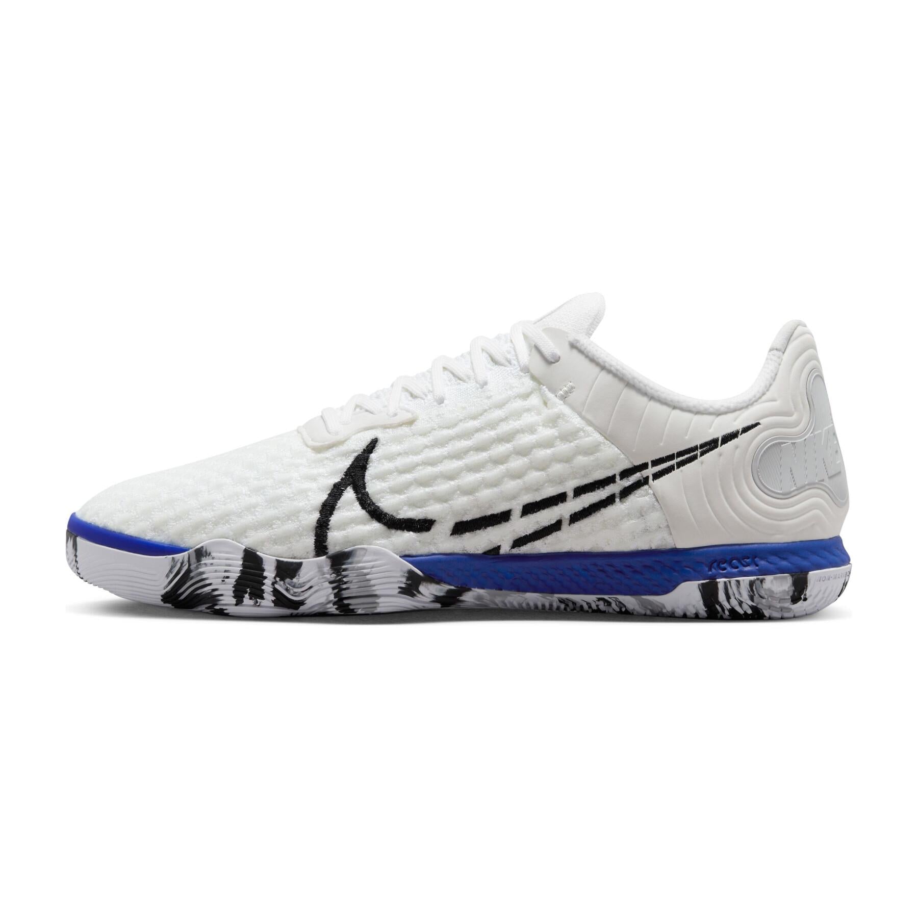 Chuteira Nike ReactGato Futsal - White/Racer Blue/Volt