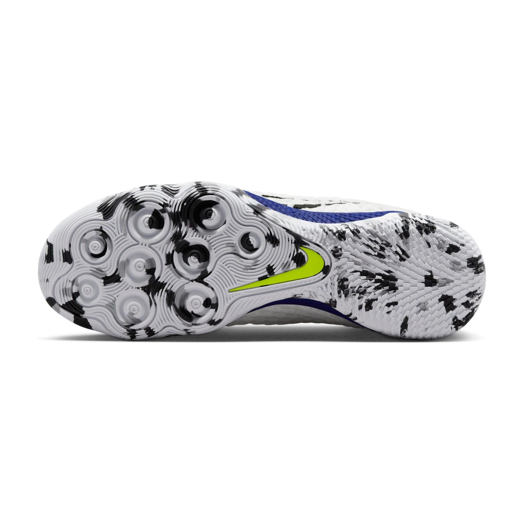 Chuteira Nike ReactGato Futsal - White/Racer Blue/Volt