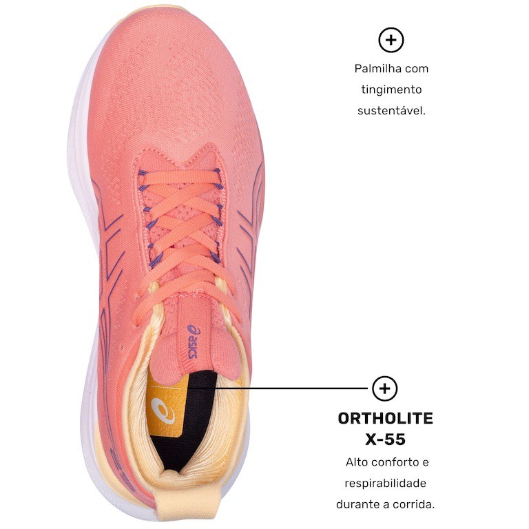 Tênis Asics Gel - Nimbus™ 25 - Rosa