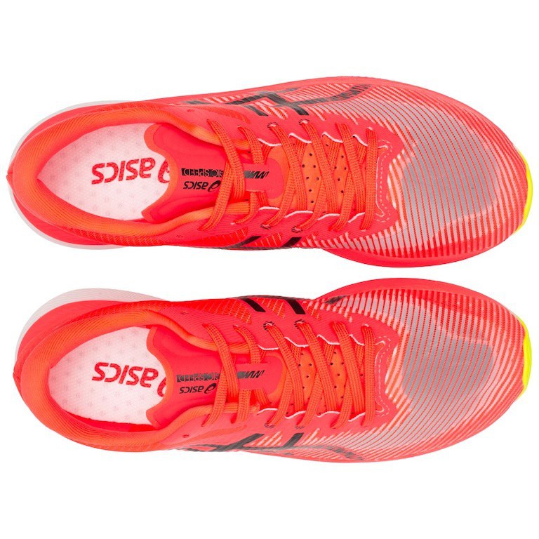 Tênis Asics Magic Speed 3 - Vermelho com Branco e Amarelo