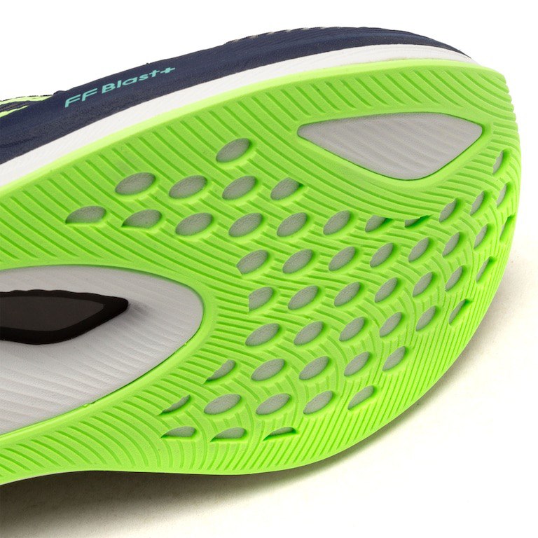 Tênis Asics Magic Speed 3 - Azul Marinho com Verde e Branco