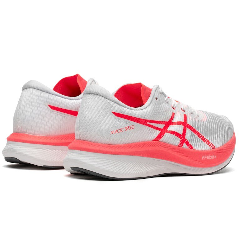 Tênis Asics Magic Speed 3 - Branco e Vermelho