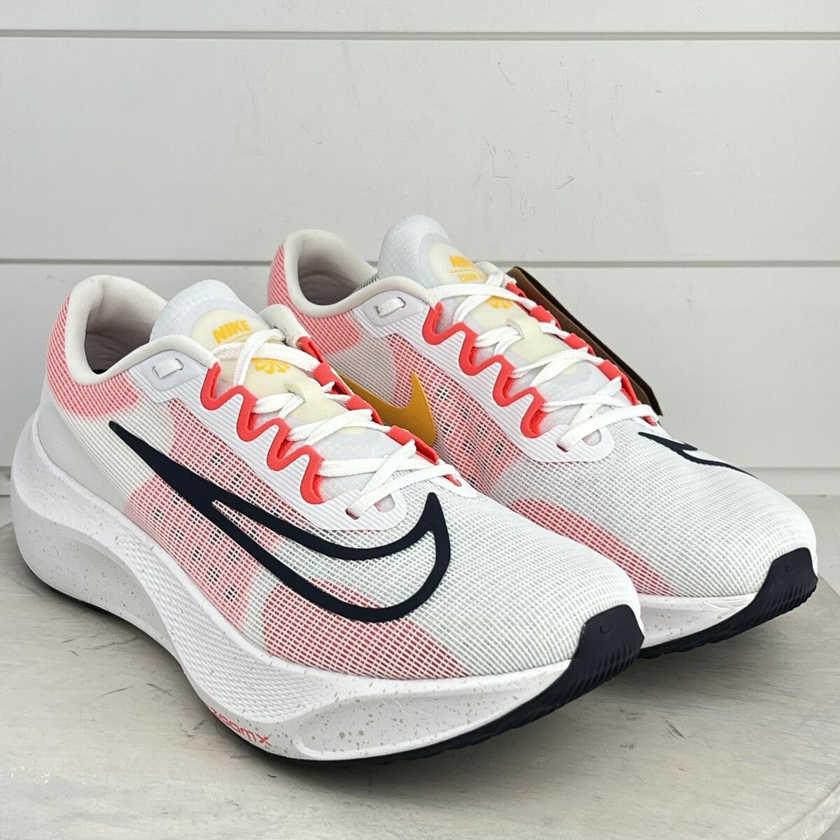 Tênis Nike Zoom Fly 5 Branco Vermelho
