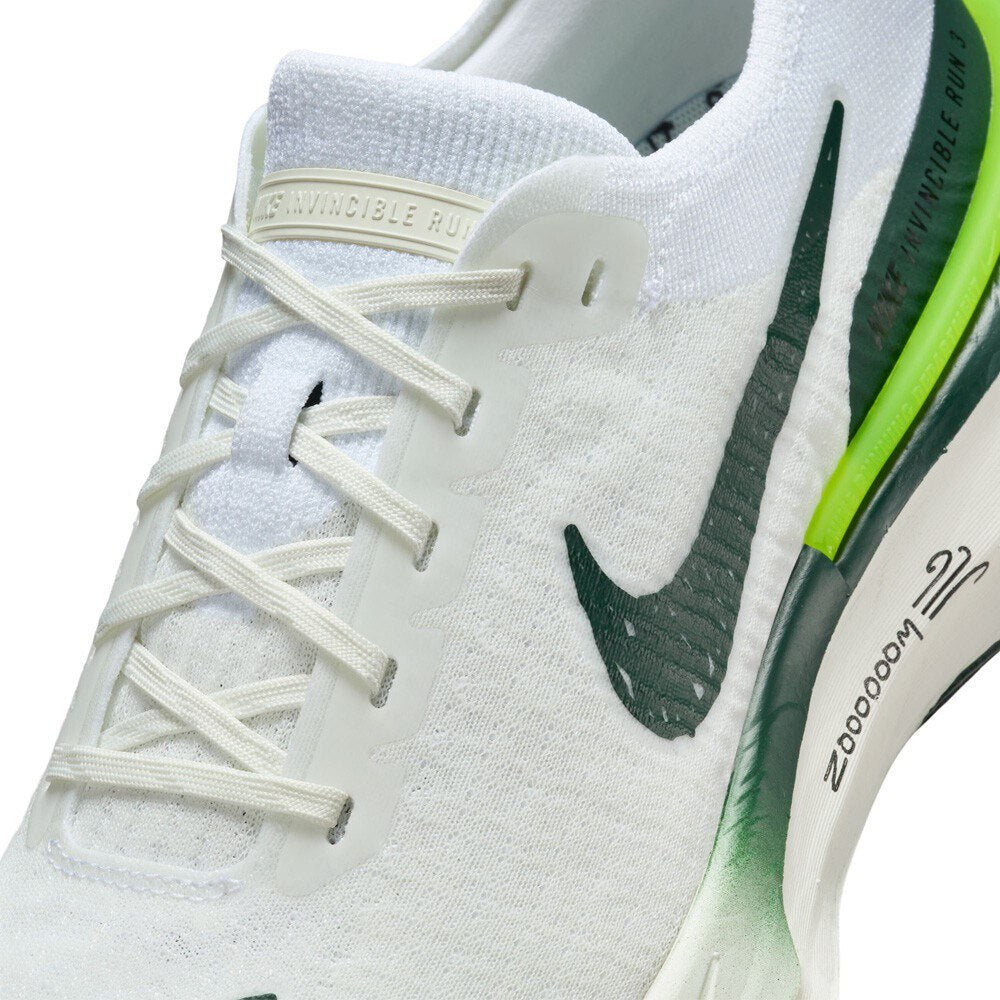 Tênis Nike Invincible Run 3 White Pro Green Volt Black