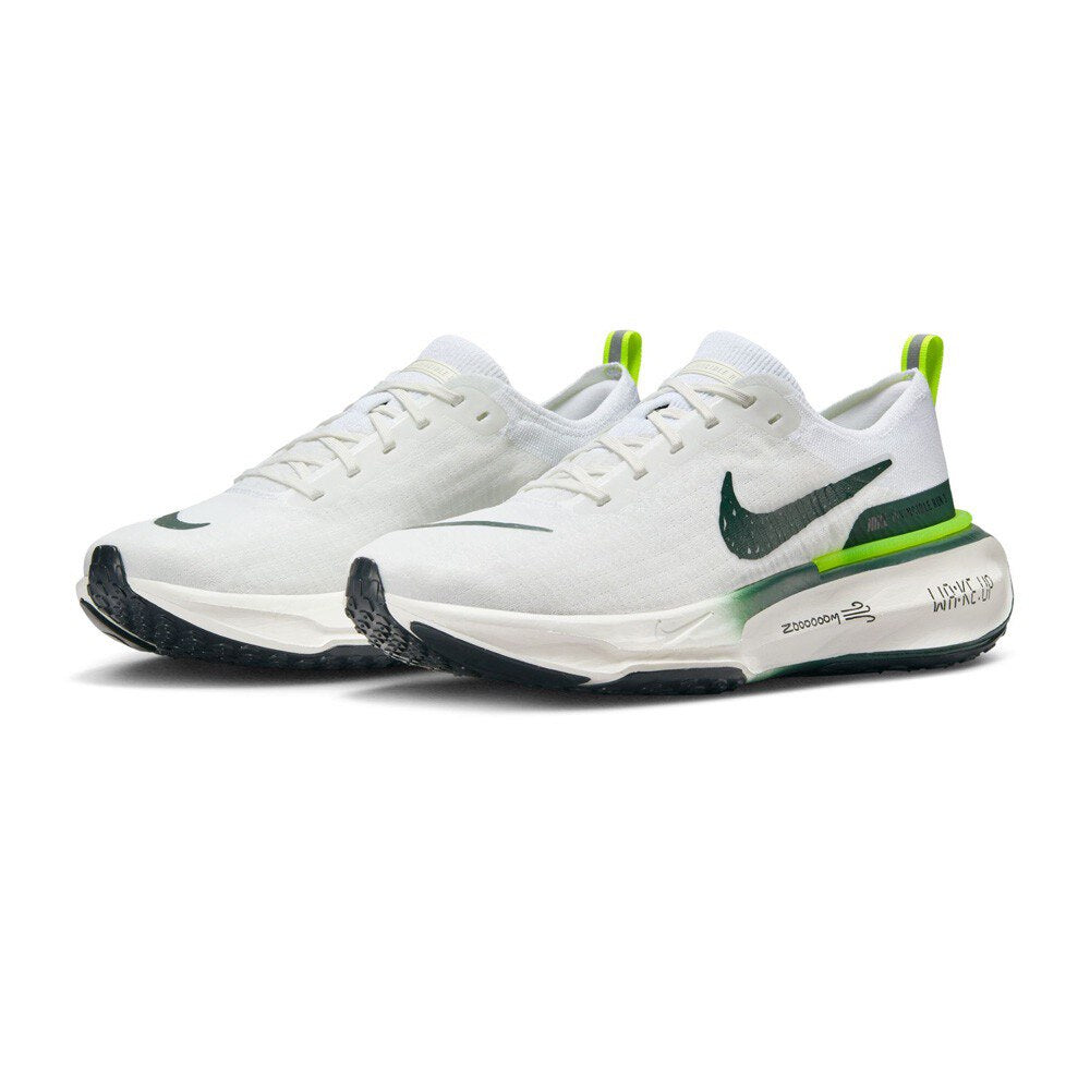 Tênis Nike Invincible Run 3 White Pro Green Volt Black