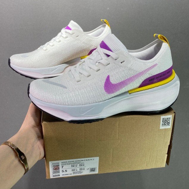 Tênis Nike Invincible Run 3 Branco Roxo
