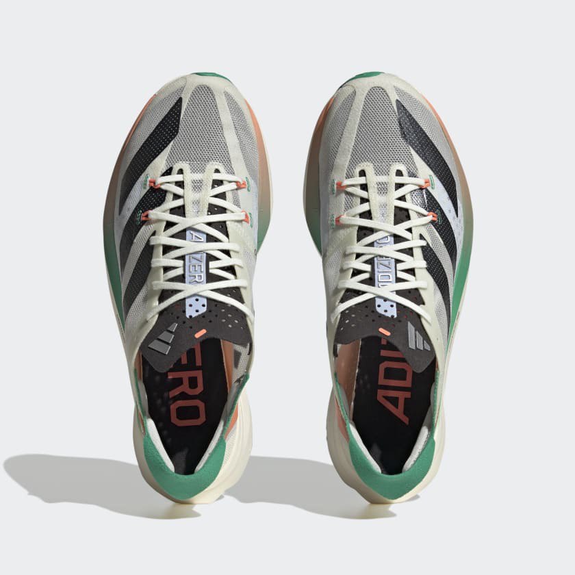 Tênis Adidas Adizero Adios Pro 3 - Branco/Preto/Fusão Coral