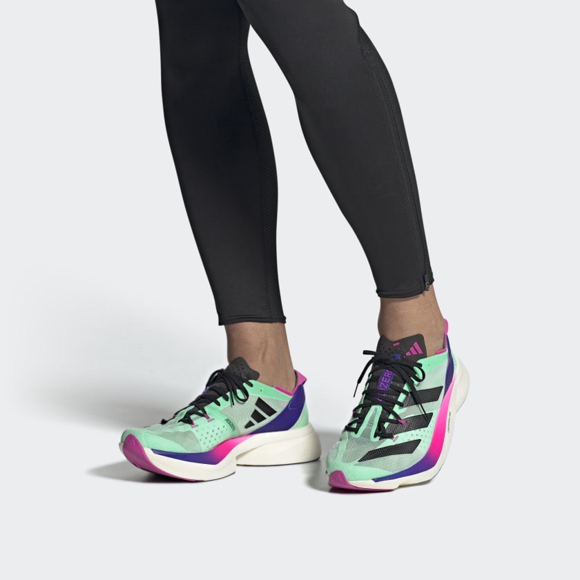 Tênis Adidas Adizero Adios Pro 3 - Verde Água/Preto/Rosa