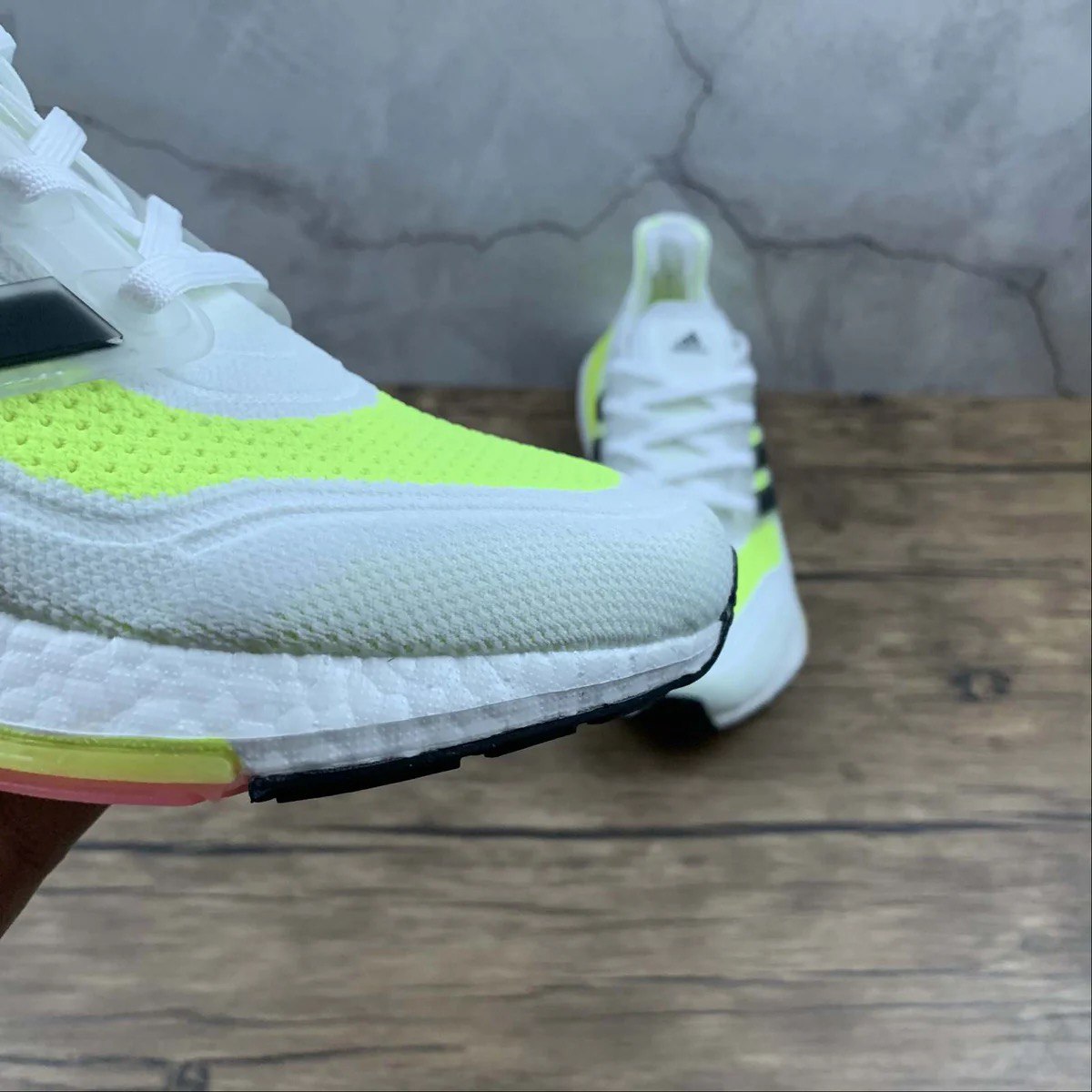 Tênis Adidas Ultraboost 21 Branco Verde