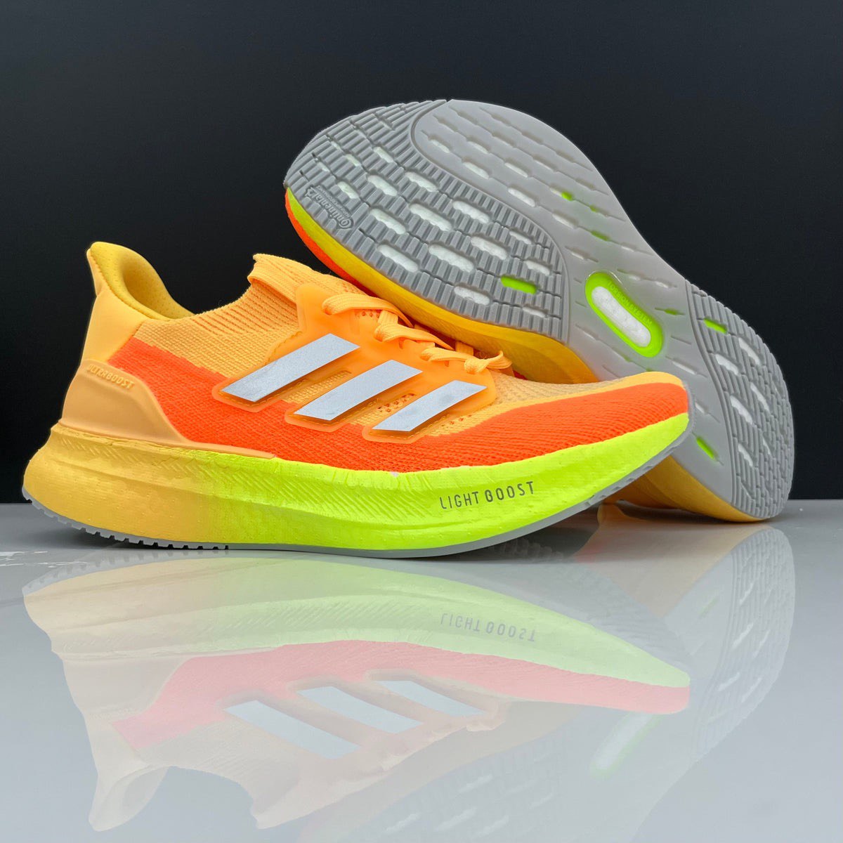 Tênis Adidas Ultraboost 5 Laranja Verde