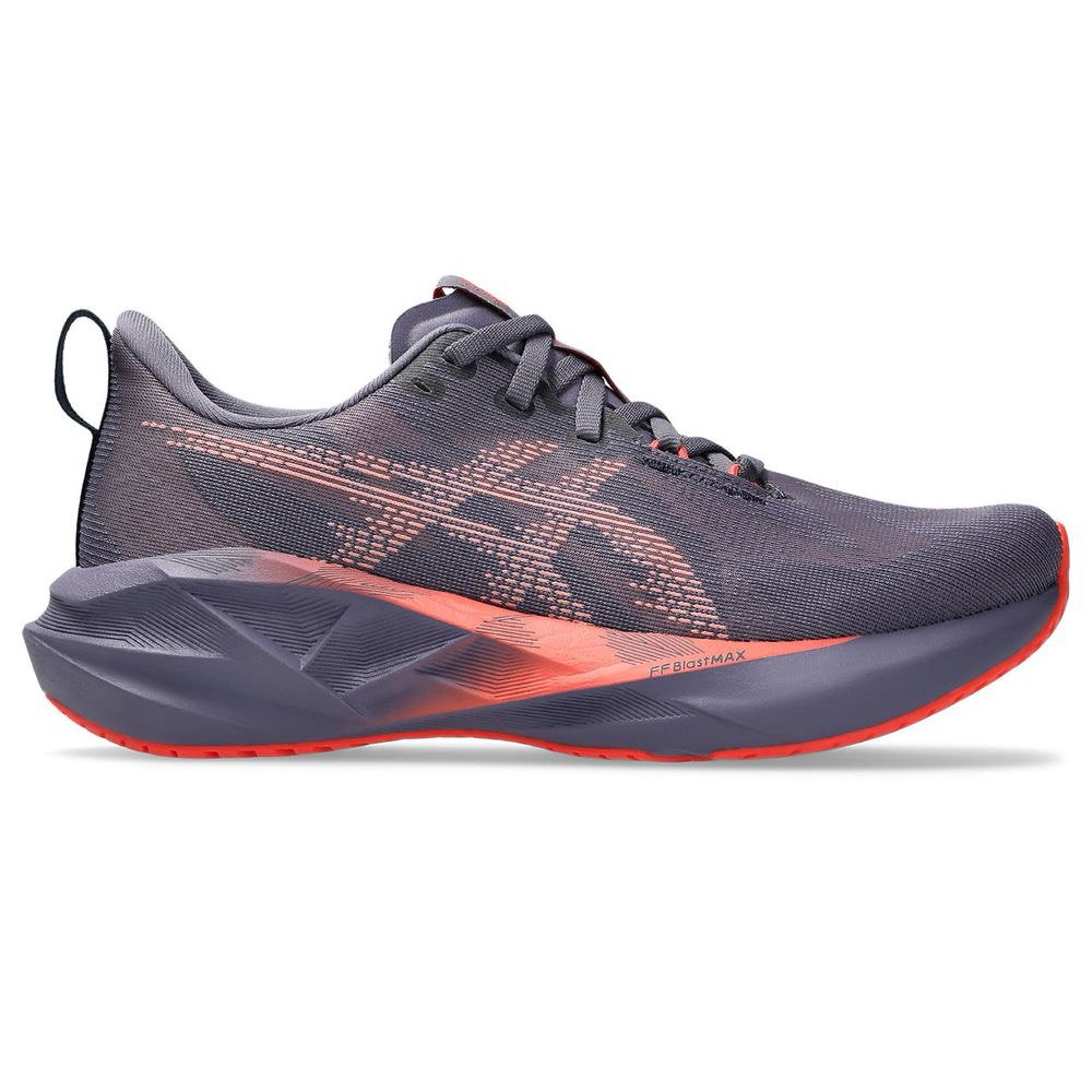 Tênis Asics Novablast 5 - Roxo com Vermelho