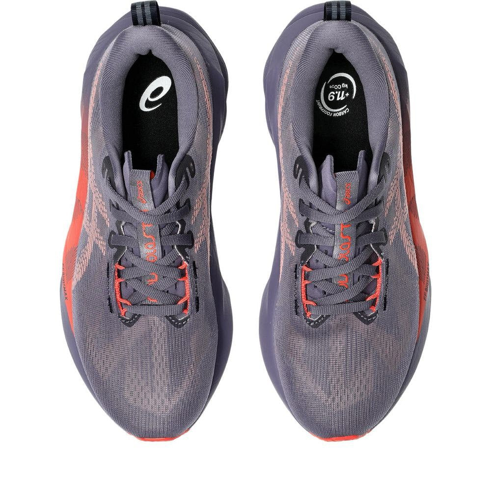 Tênis Asics Novablast 5 - Roxo com Vermelho