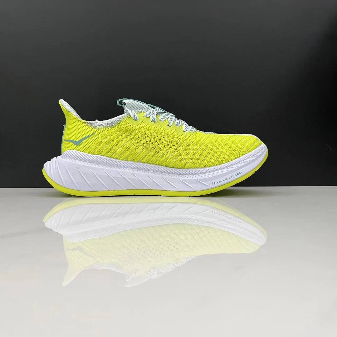 Tênis Hoka Carbon X3 - Verde/Cinza