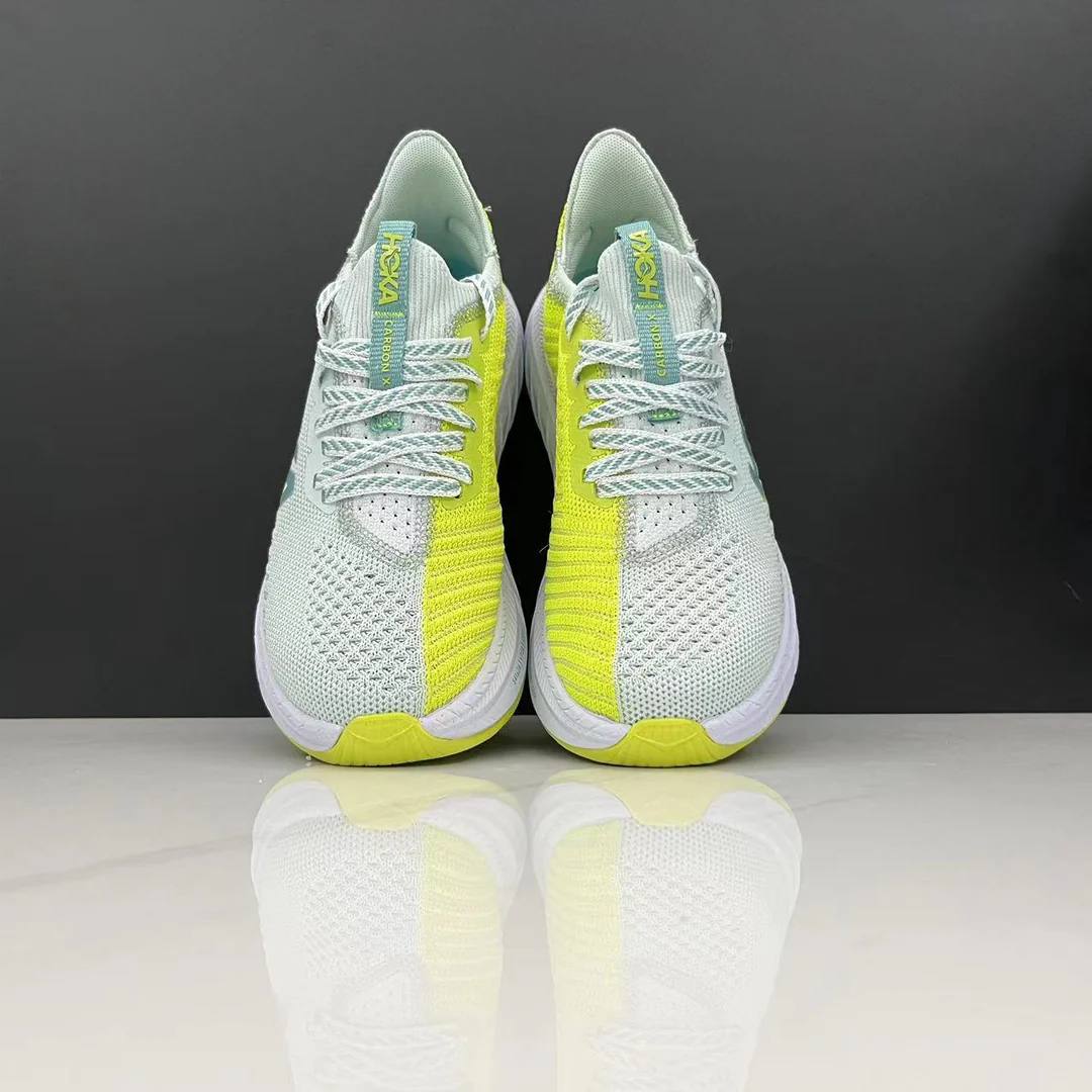Tênis Hoka Carbon X3 - Verde/Cinza