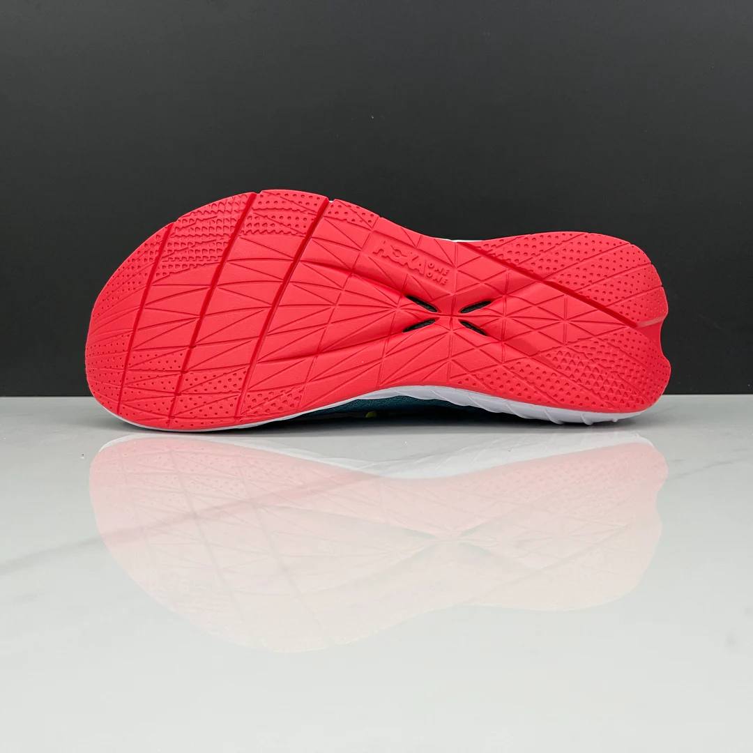 Tênis Hoka Carbon X3 - Verde/Vermelho
