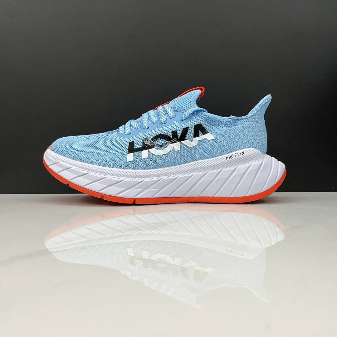 Tênis Hoka Carbon X3 - Azul/Vermelho